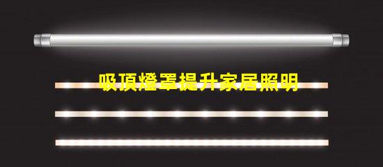吸頂燈罩提升家居照明的最佳選擇